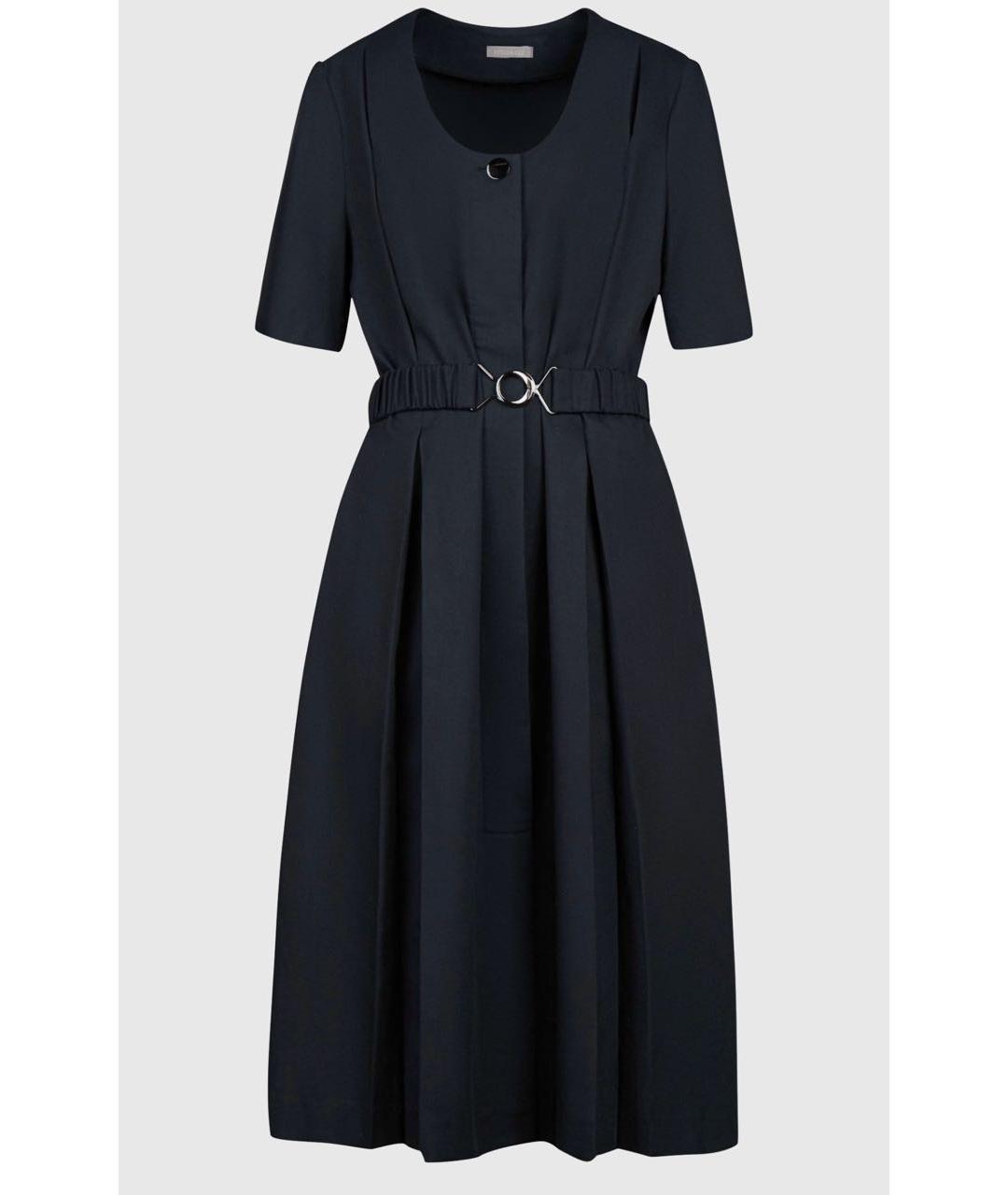 12 STOREEZ Черное хлопковое повседневное платье, фото 5