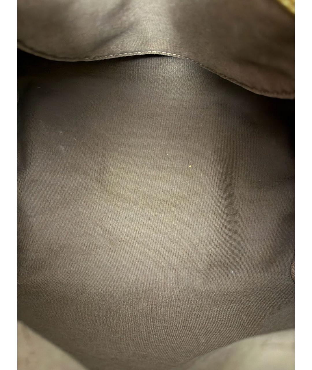 LOUIS VUITTON Коричневая сумка с короткими ручками, фото 4