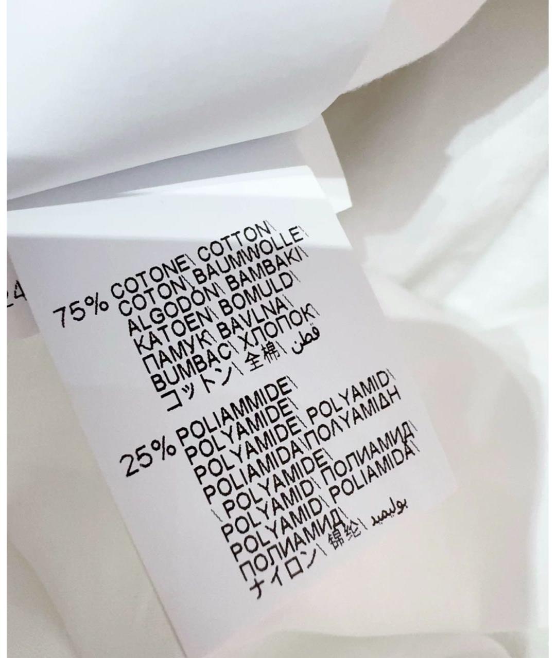 BRUNELLO CUCINELLI Белый хлопковый сарафан, фото 5