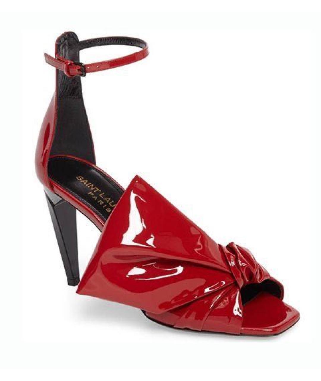 SAINT LAURENT Красные туфли, фото 2