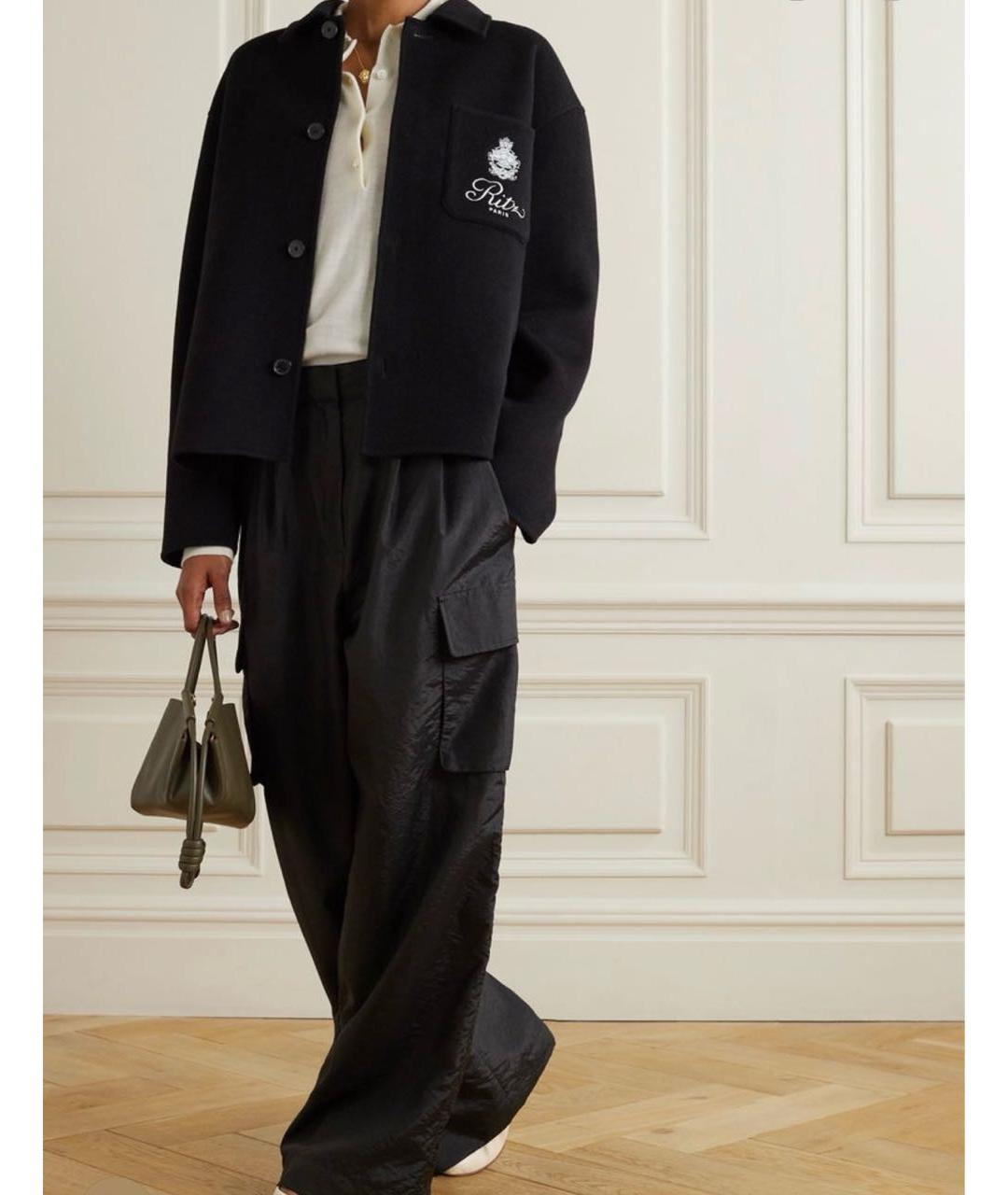 FRAME Черная шерстяная рубашка, фото 2