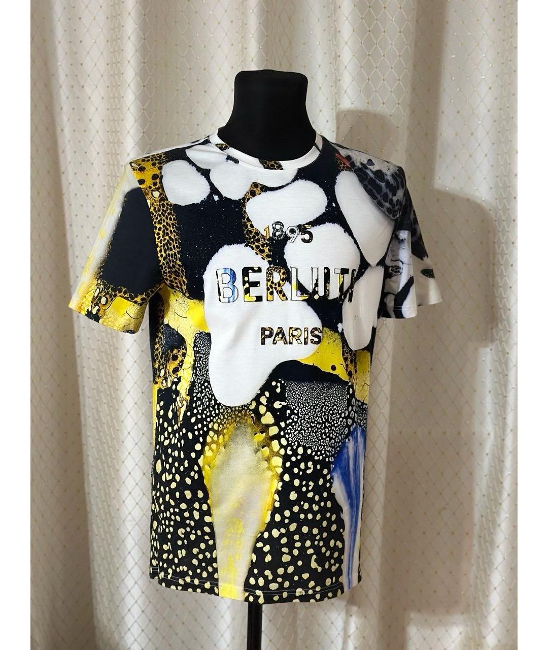 BERLUTI Мульти хлопковая футболка, фото 4
