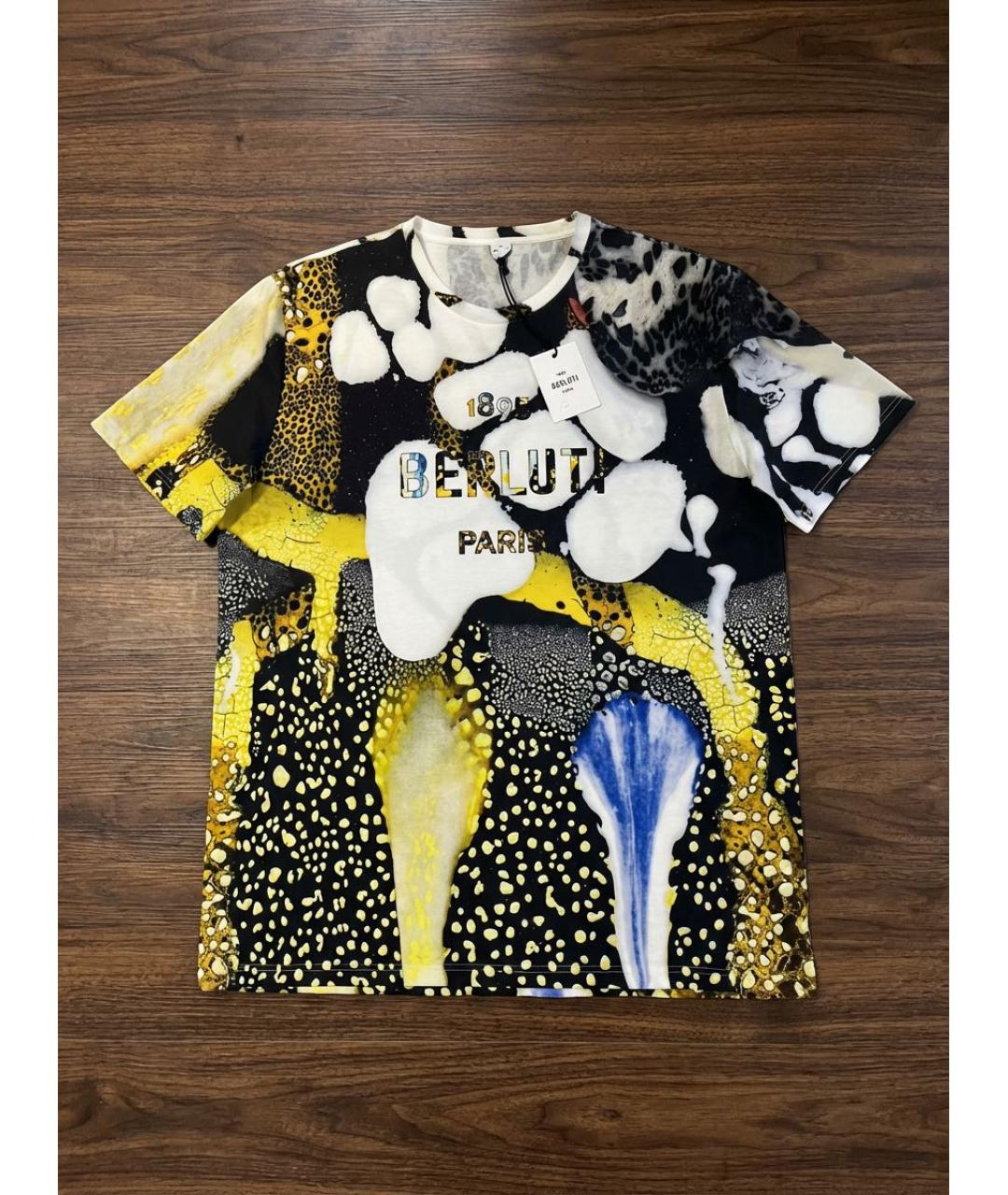BERLUTI Мульти хлопковая футболка, фото 3