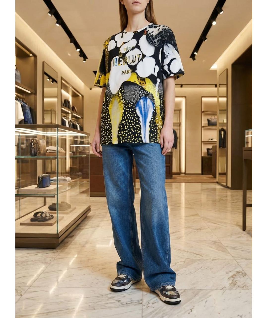 BERLUTI Мульти хлопковая футболка, фото 2