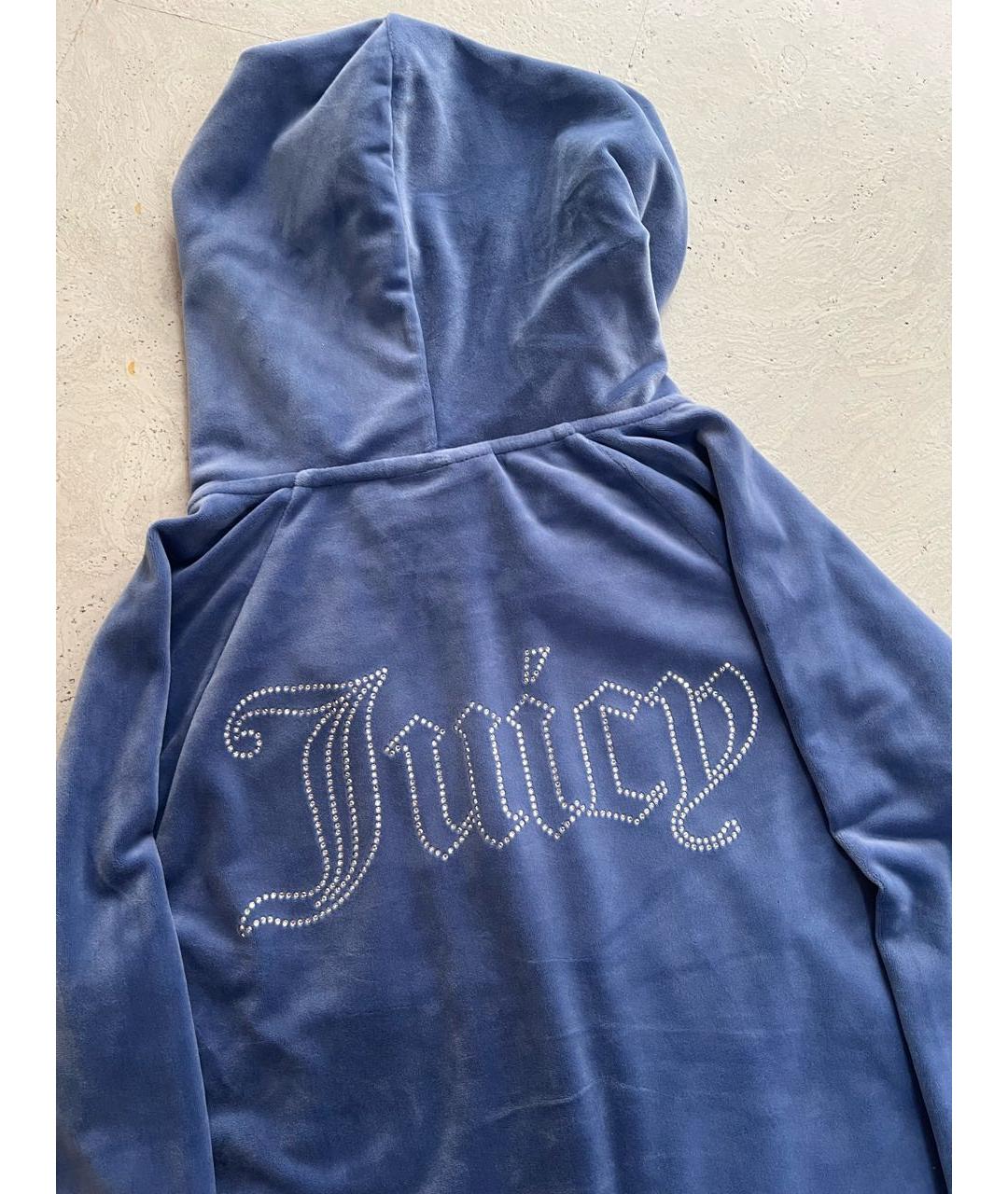 JUICY COUTURE Синий велюровый спортивные костюмы, фото 3