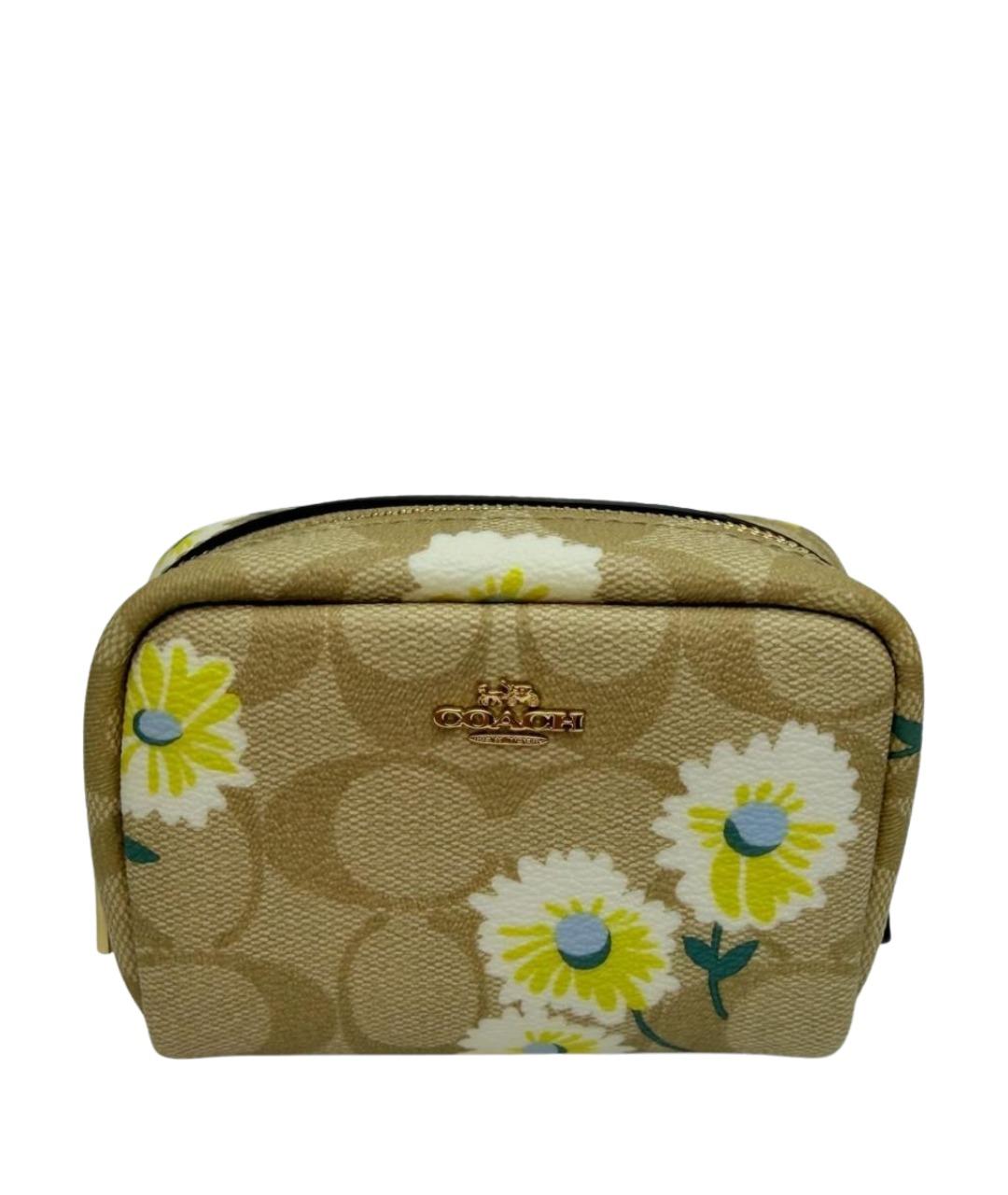 COACH Бежевая ключница, фото 1