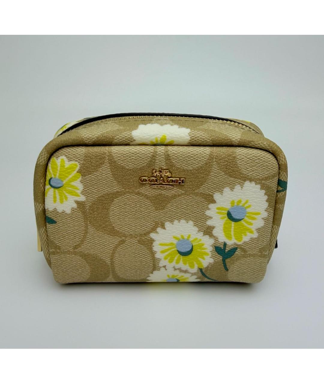 COACH Бежевая ключница, фото 9