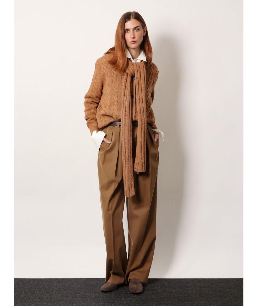 THE ROW Горчичный шерстяной кардиган, фото 5