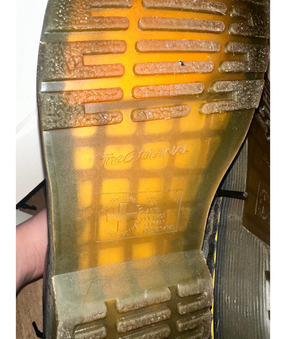 DR. MARTENS Черные кожаные ботинки, фото 6