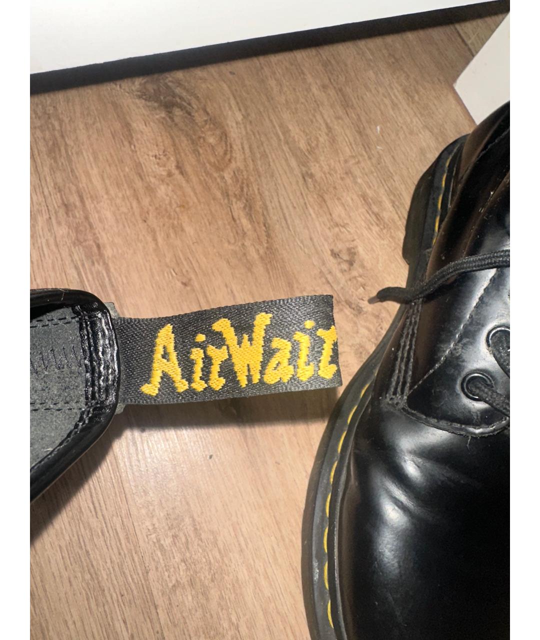 DR. MARTENS Черные кожаные ботинки, фото 5