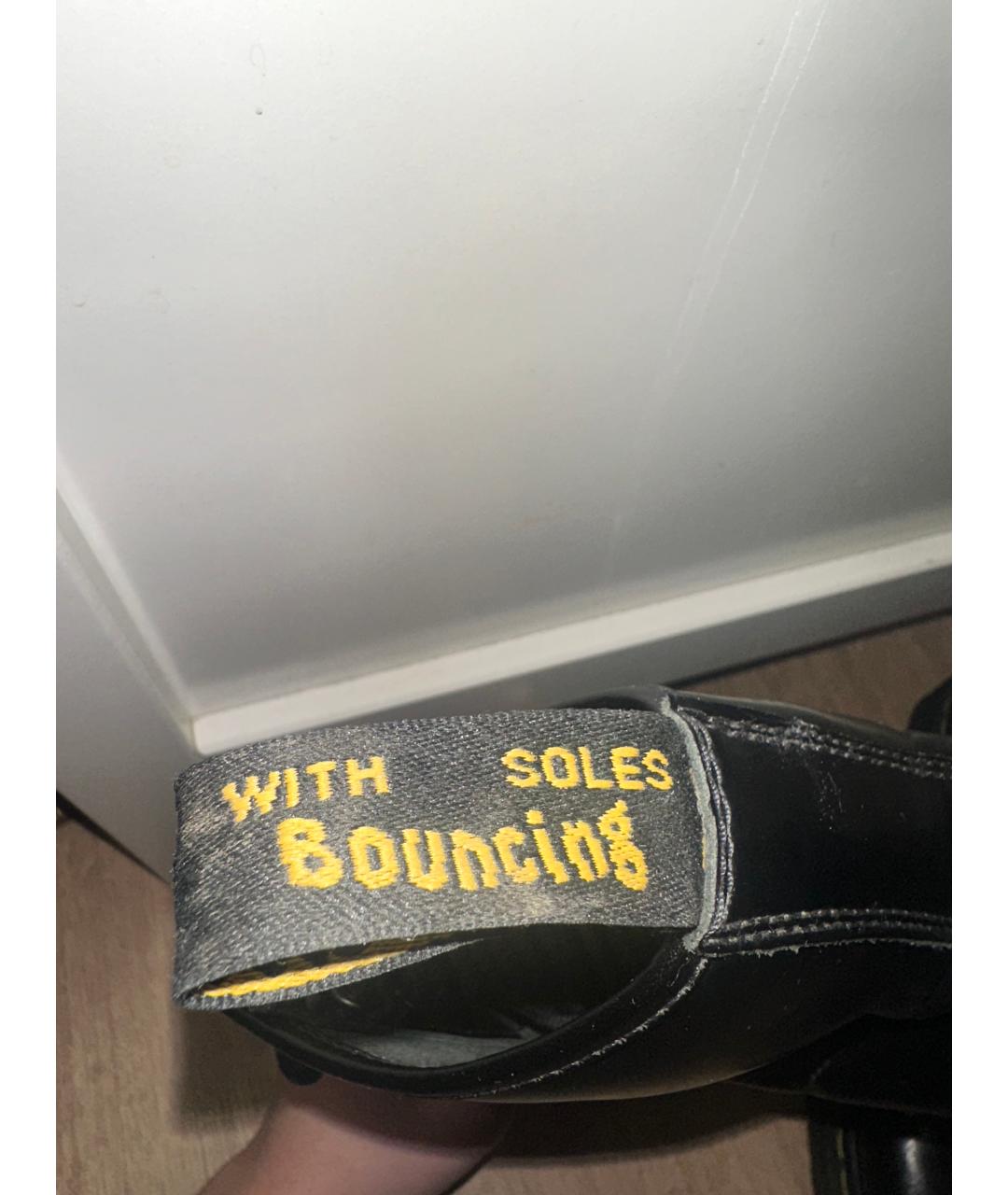 DR. MARTENS Черные кожаные ботинки, фото 4