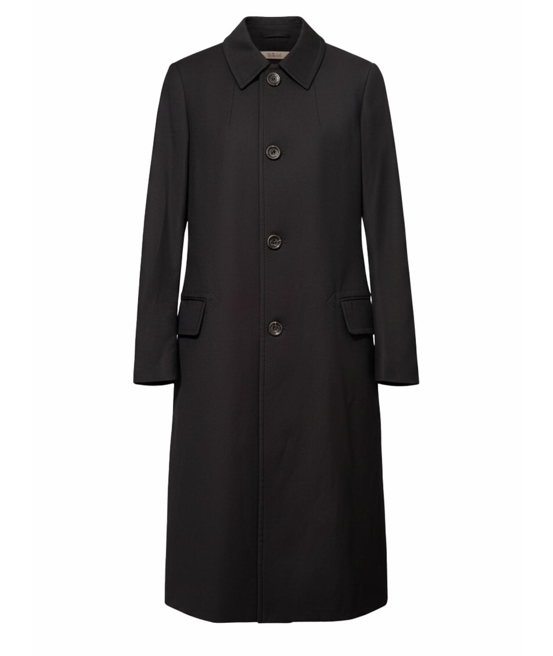 RED VALENTINO Темно-синее вискозное пальто, фото 1