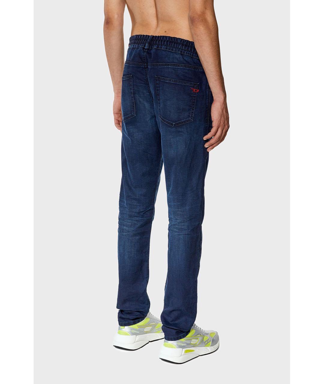 DIESEL Синие хлопко-эластановые джинсы, фото 5