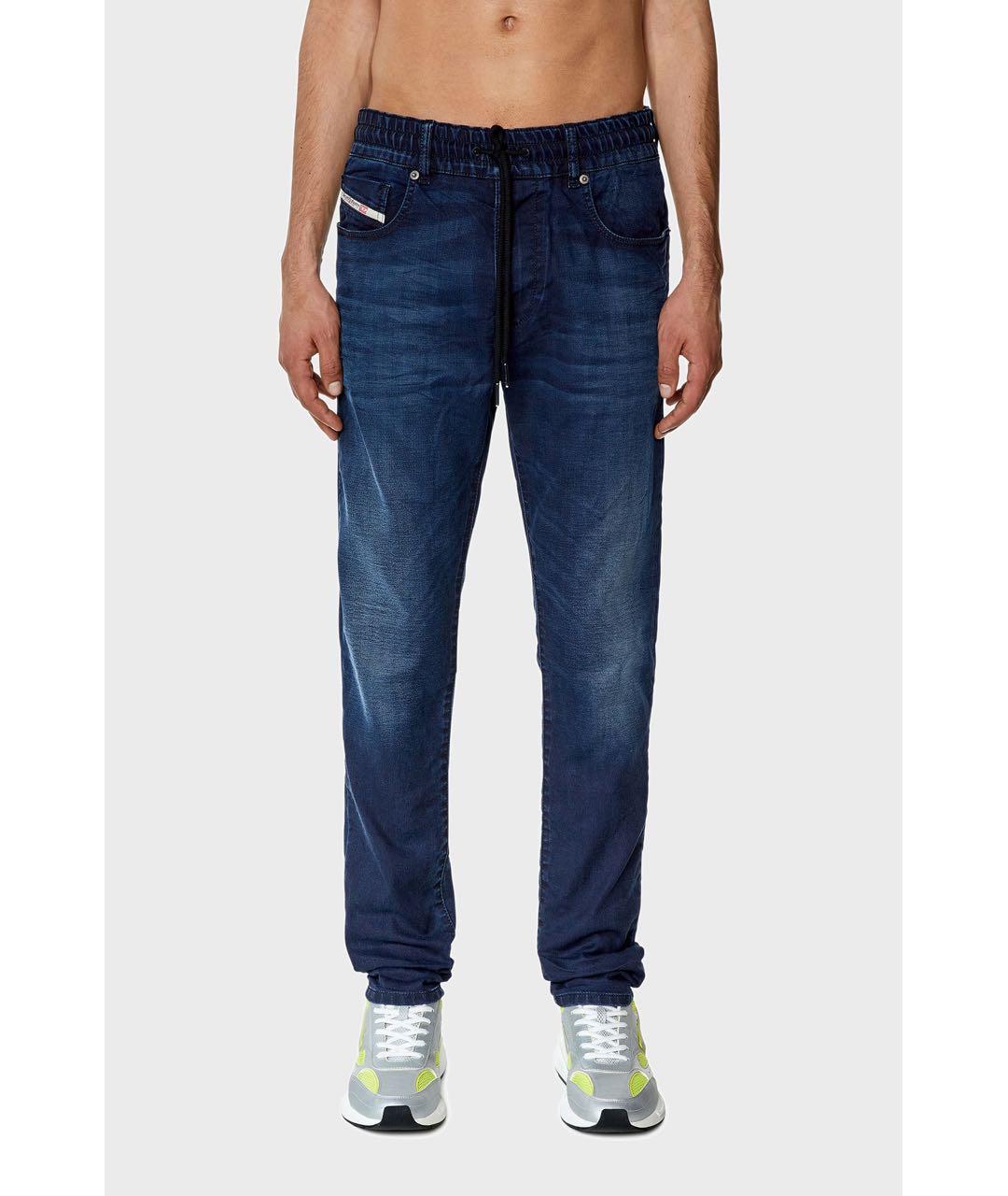 DIESEL Синие хлопко-эластановые джинсы, фото 6