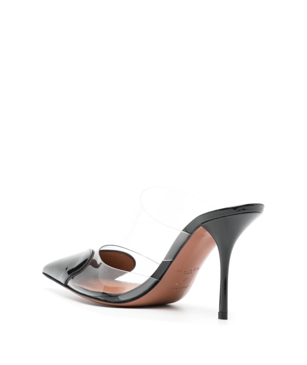 ALAIA Черные кожаные босоножки, фото 2