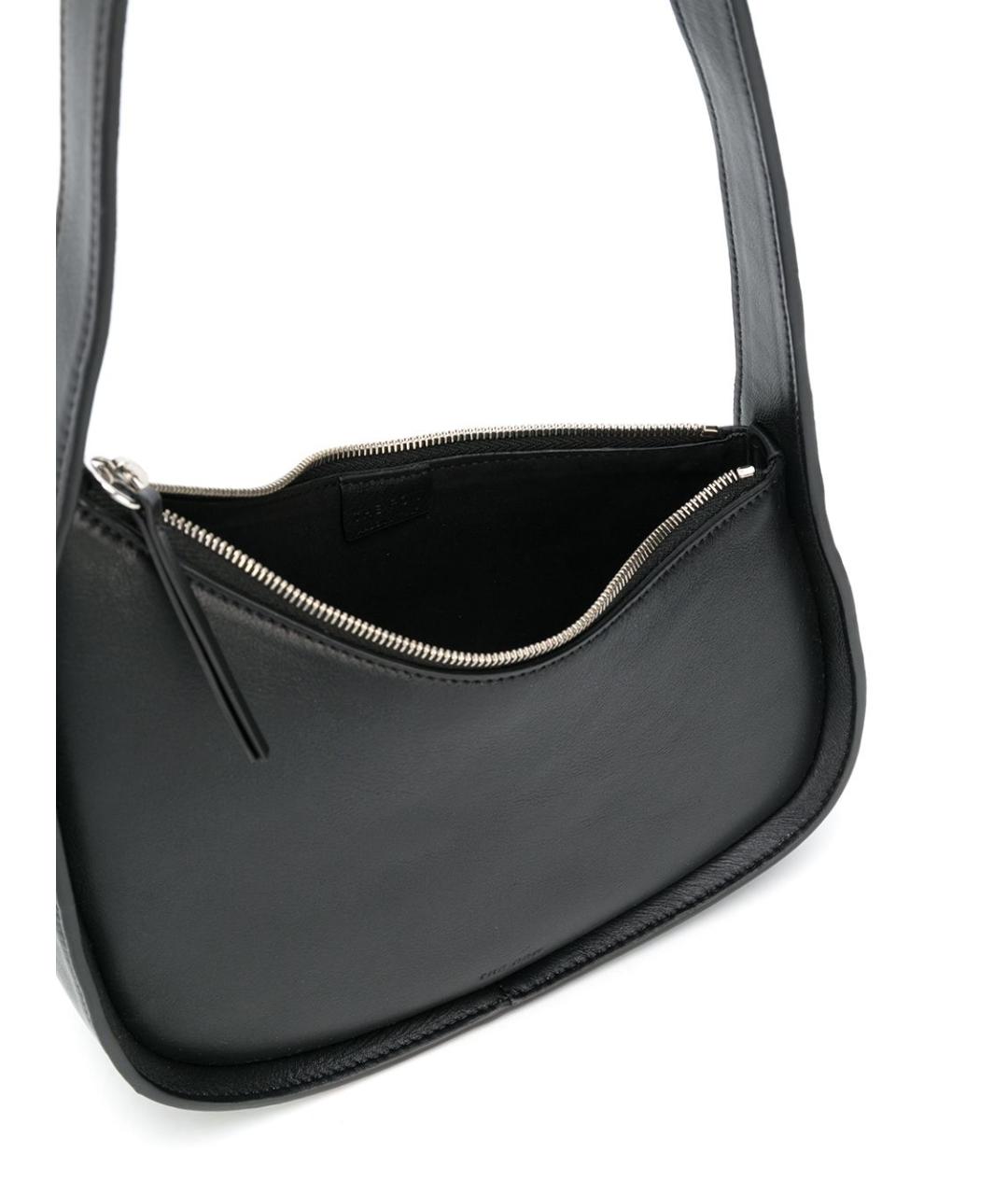 THE ROW Черная кожаная сумка через плечо, фото 2