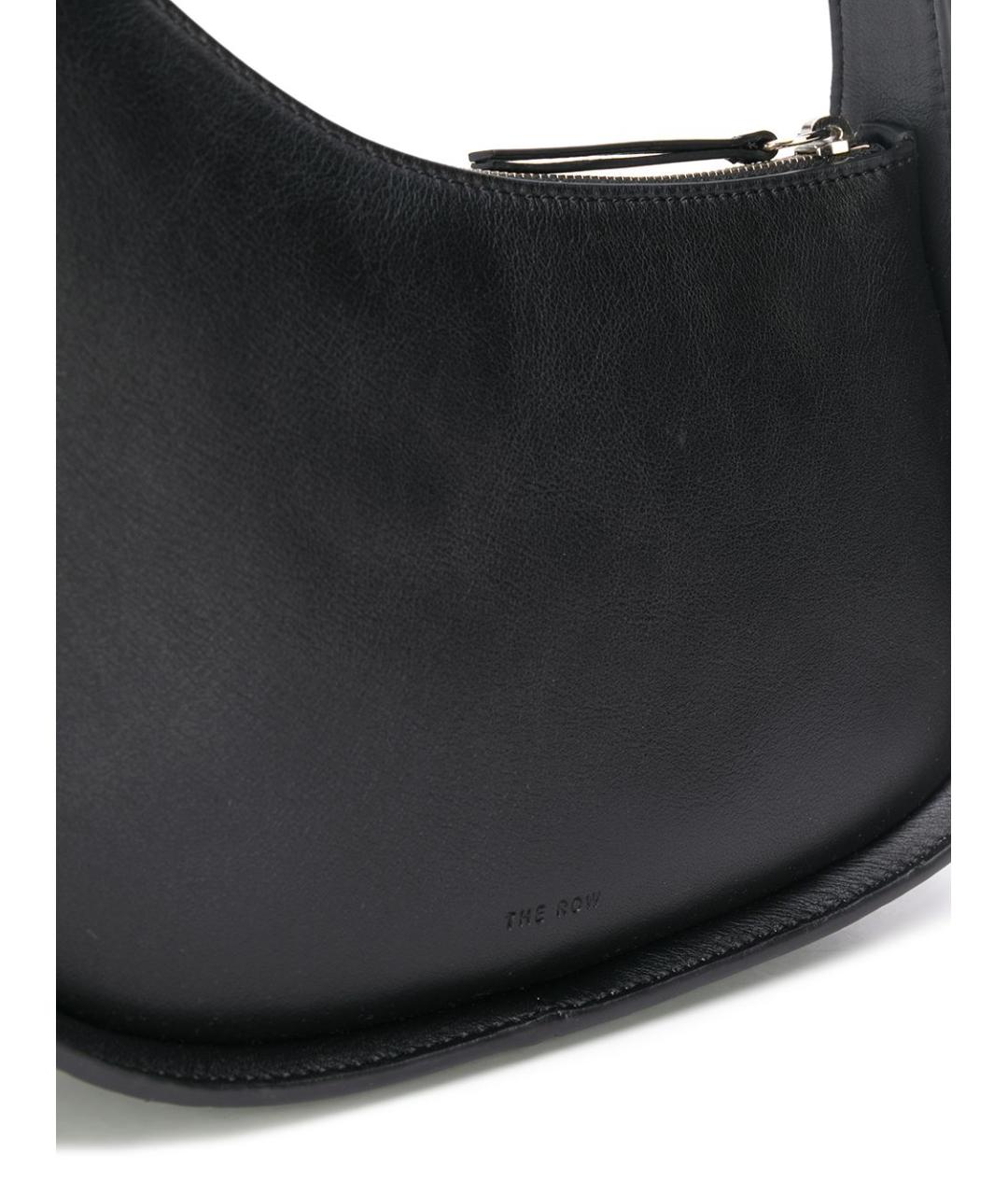 THE ROW Черная кожаная сумка через плечо, фото 3