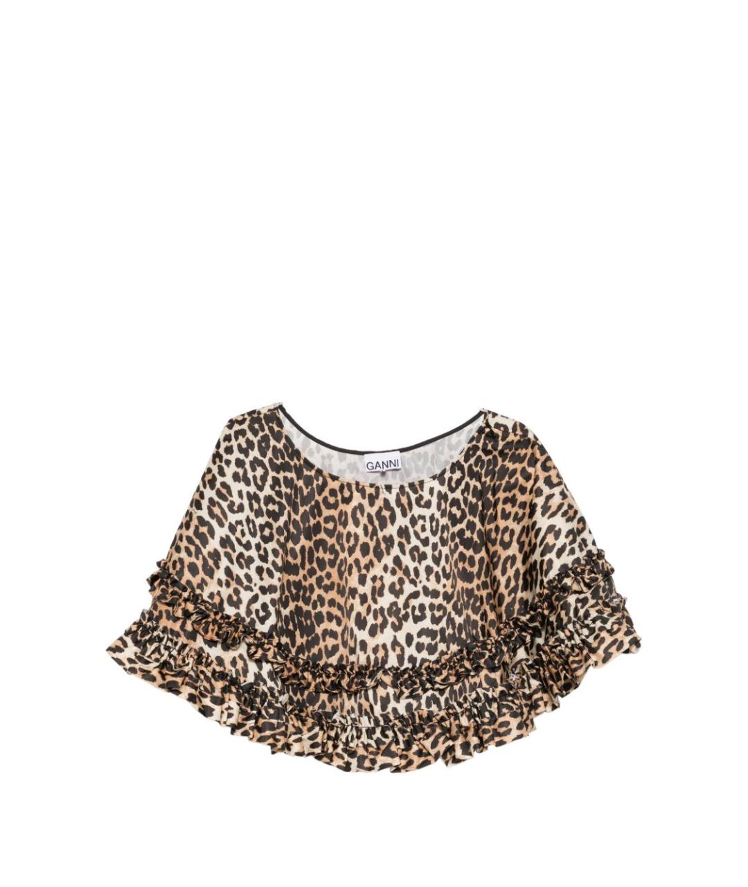 GANNI Мульти полиамидовая юбка мини, фото 1