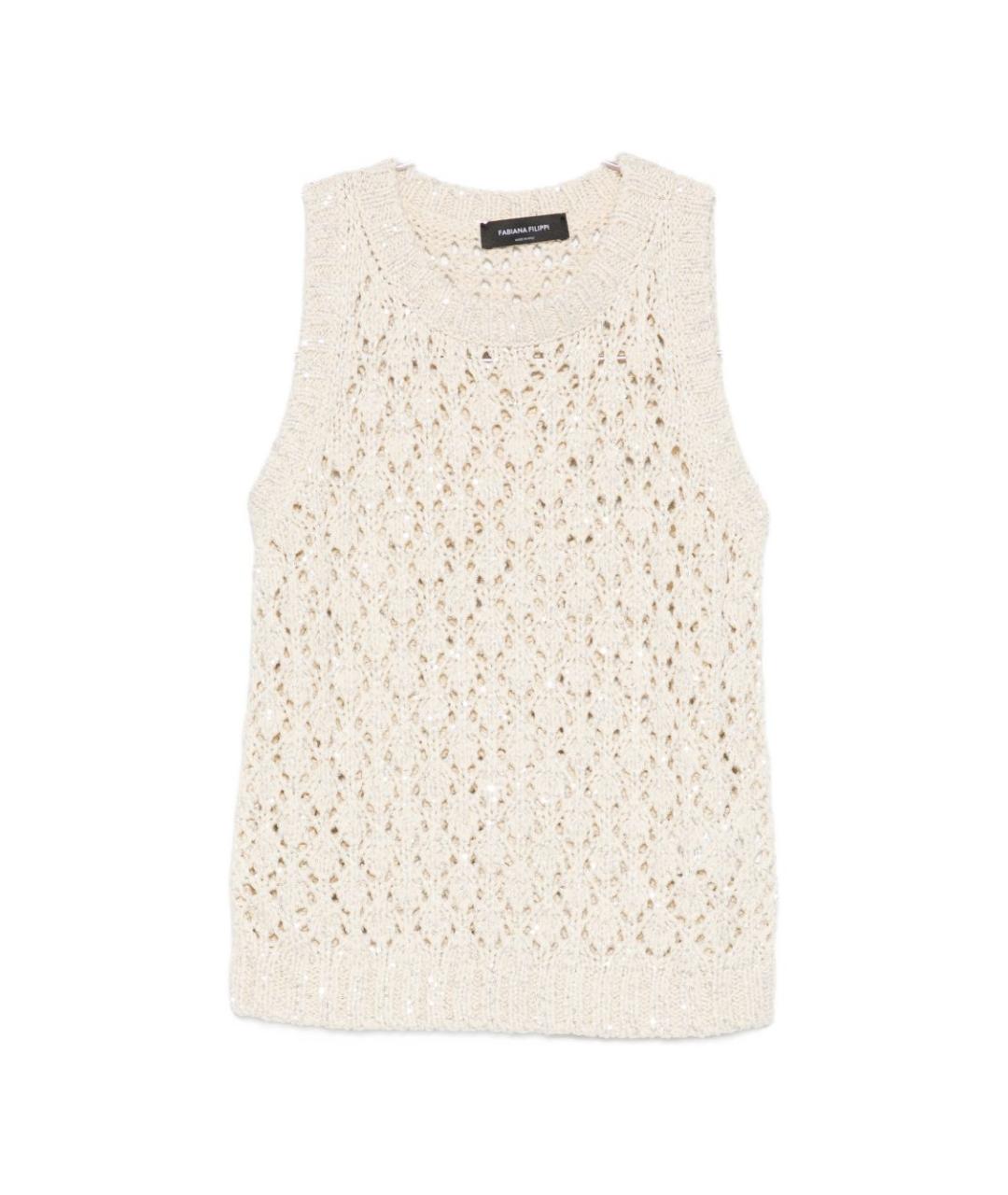 FABIANA FILIPPI Белая майка, фото 1