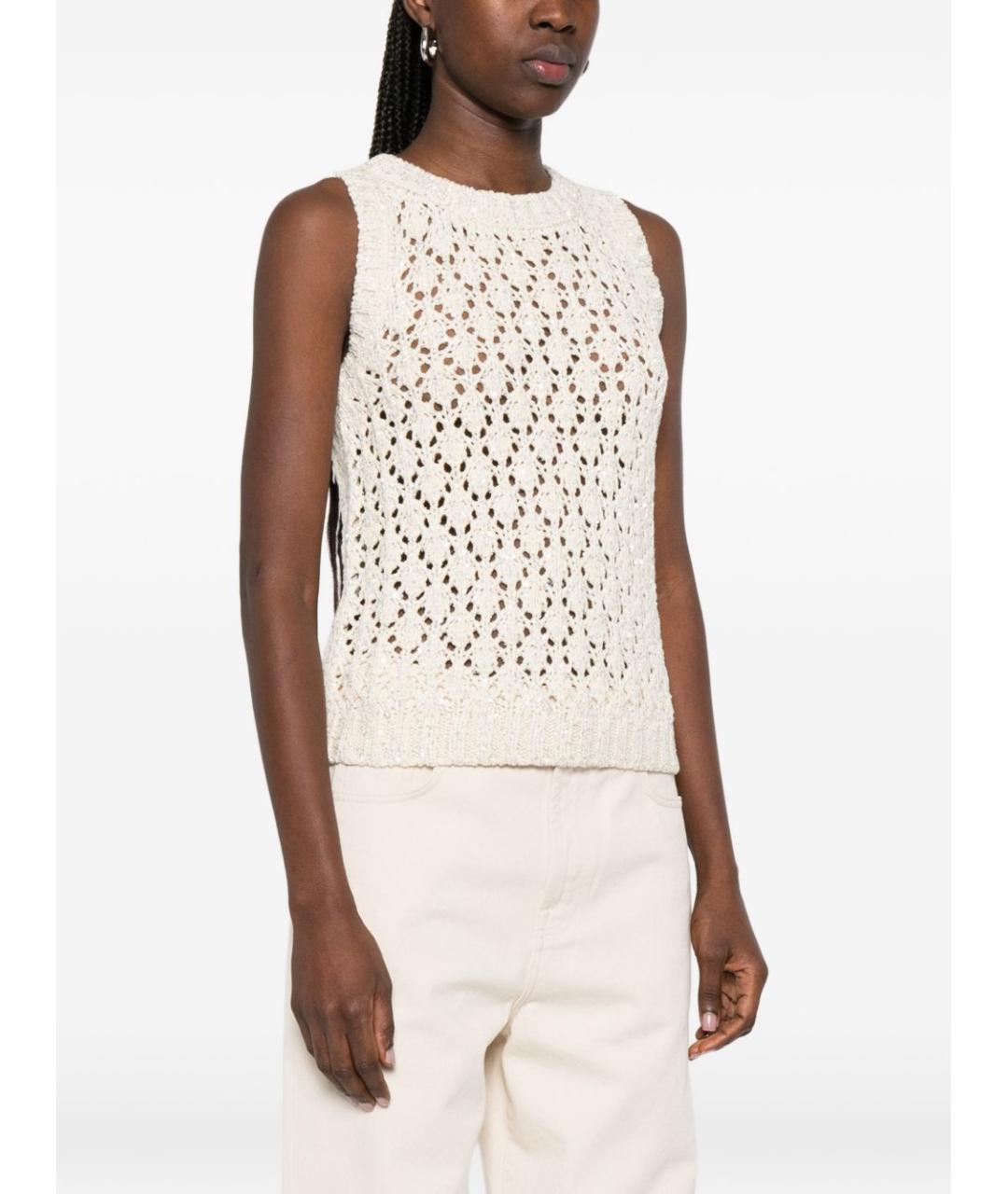 FABIANA FILIPPI Белая майка, фото 3