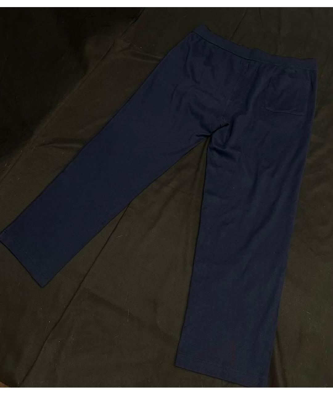 BRIONI Синий хлопковый спортивный костюм, фото 3