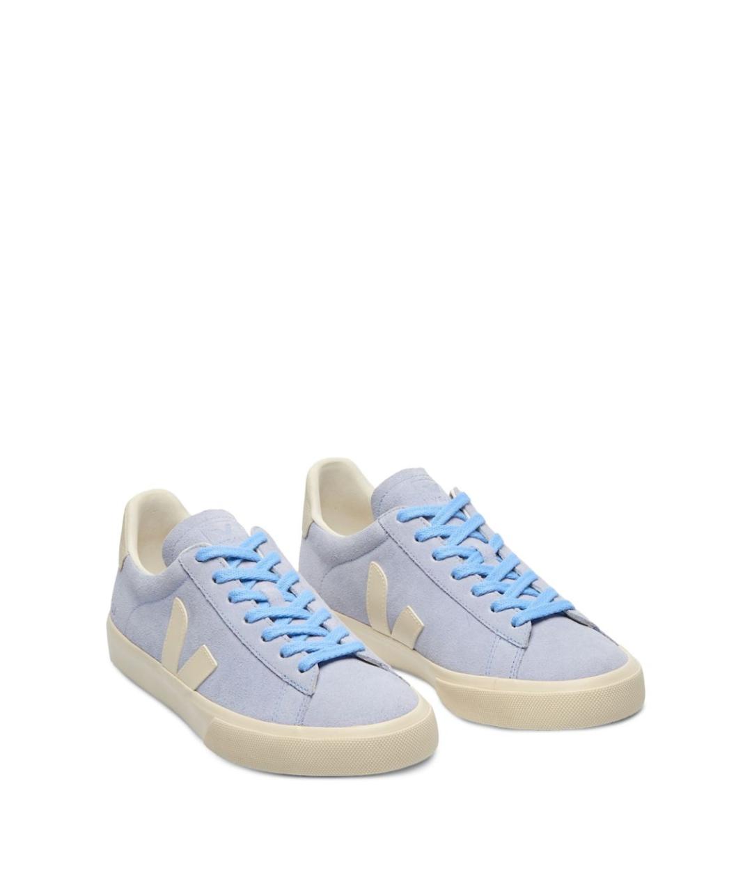 VEJA Серебряные замшевые кроссовки, фото 3