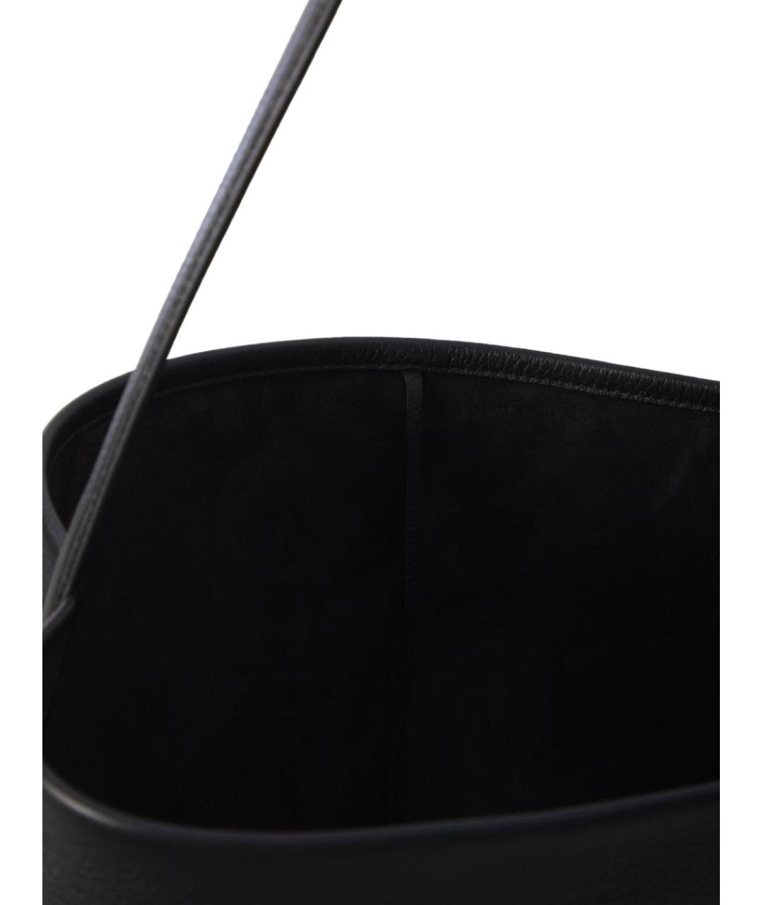 THE ROW Черная кожаная сумка тоут, фото 2