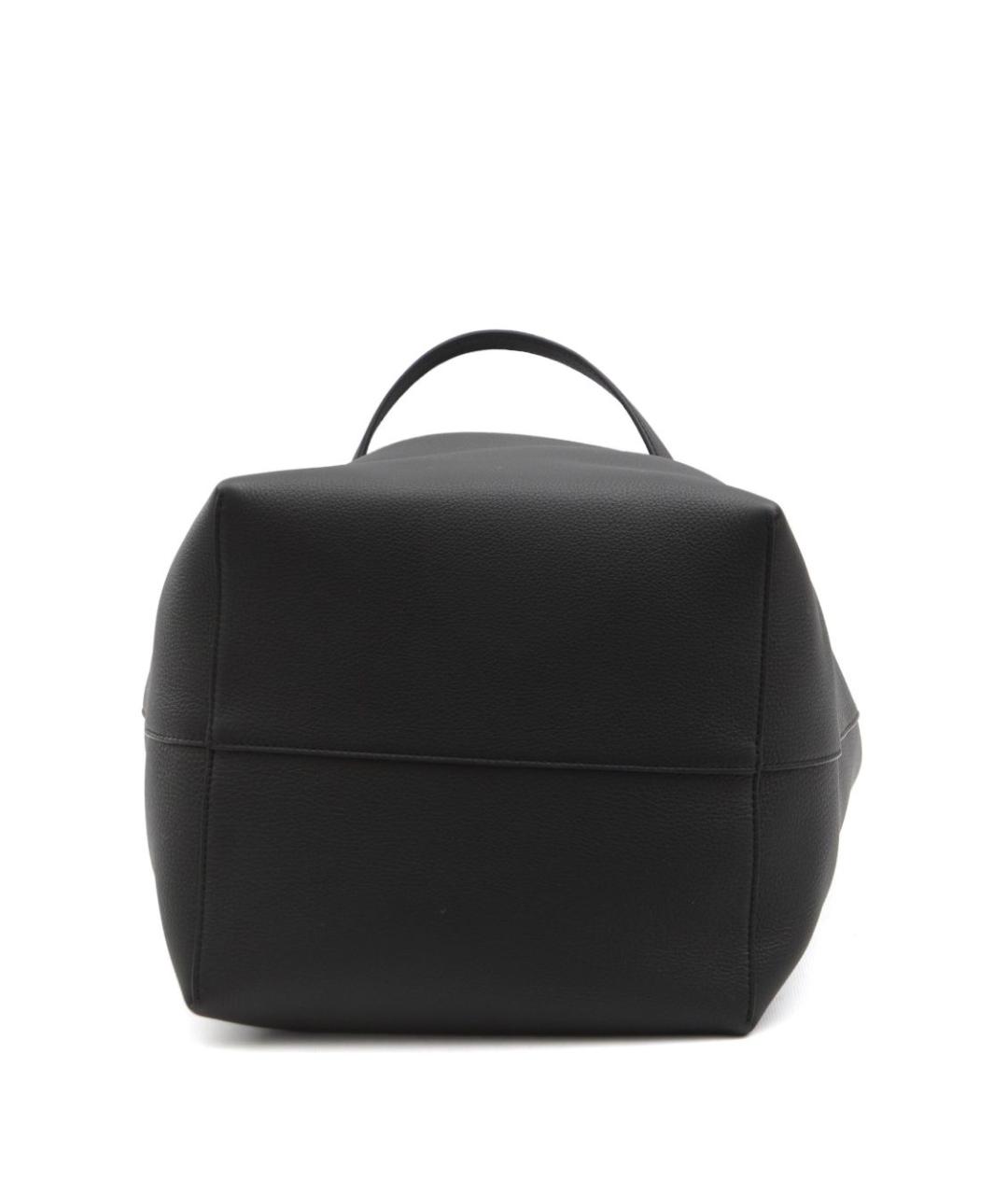 THE ROW Черная кожаная сумка тоут, фото 4