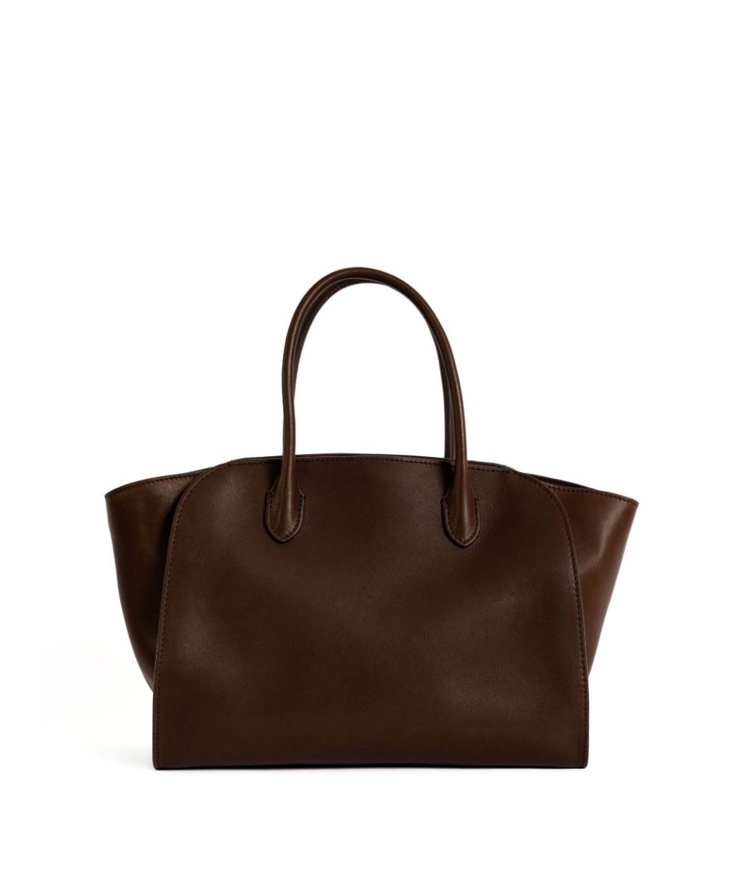 THE ROW Коричневая кожаная сумка тоут, фото 1