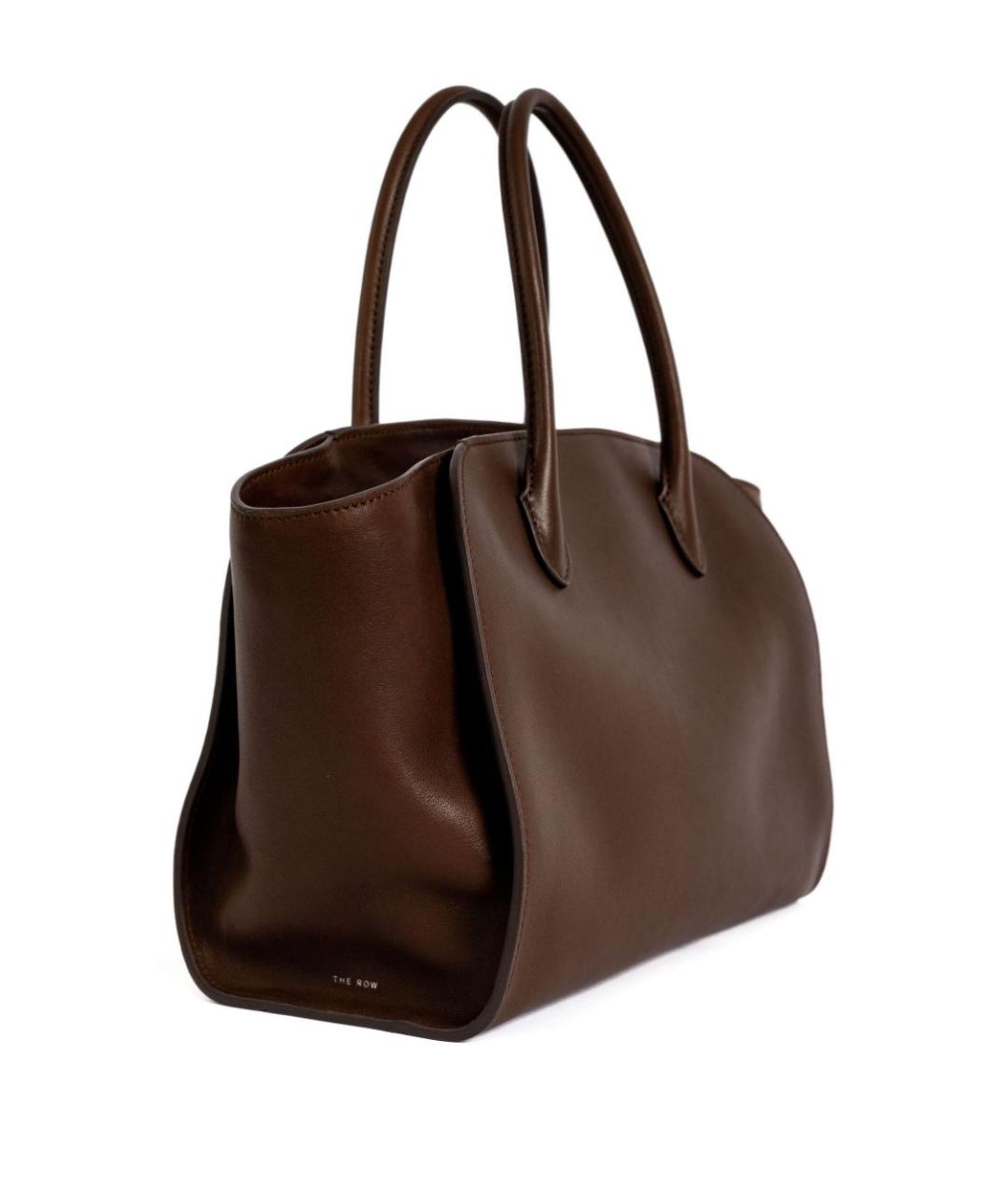 THE ROW Коричневая кожаная сумка тоут, фото 2