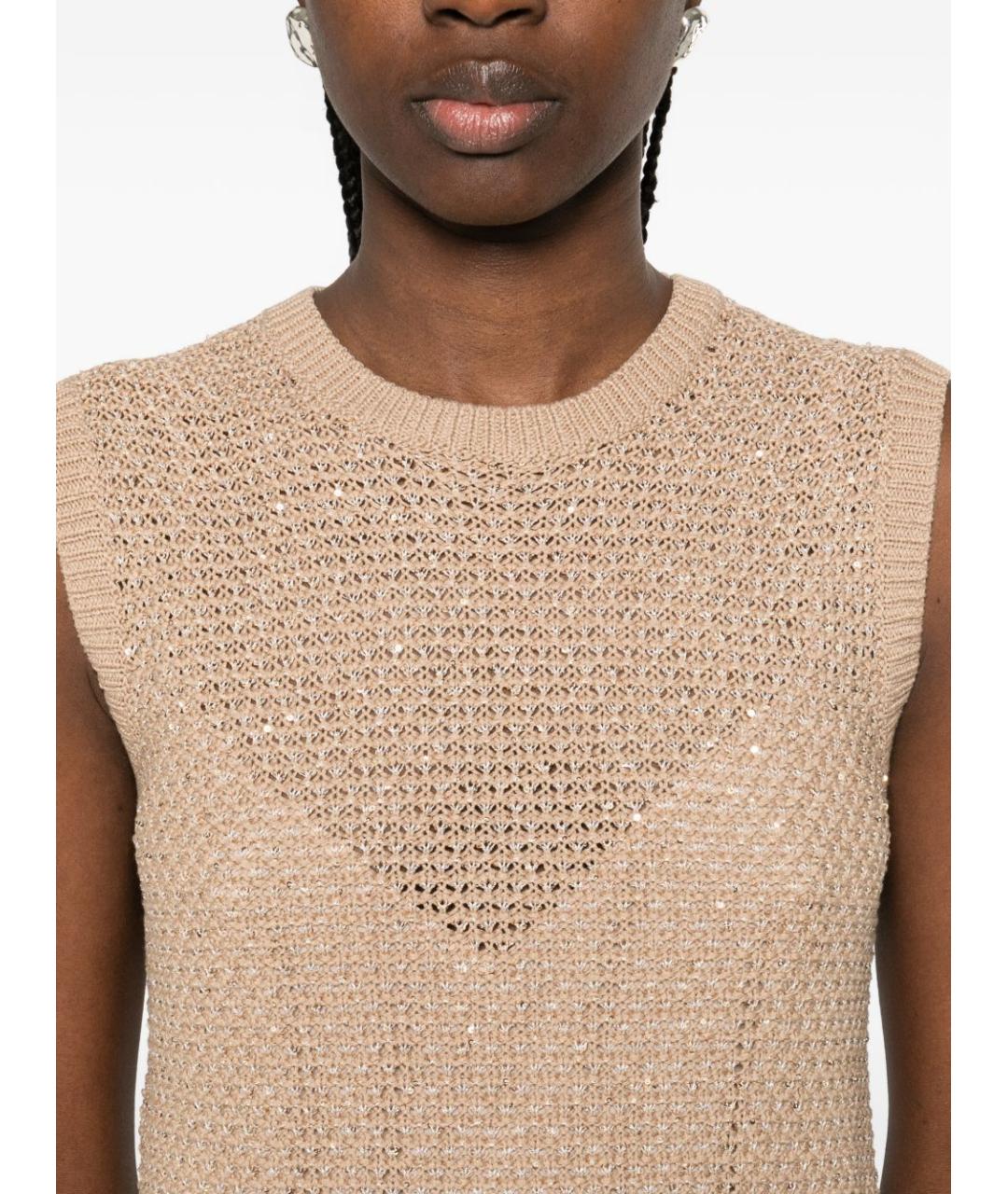 FABIANA FILIPPI Бежевое платье, фото 4