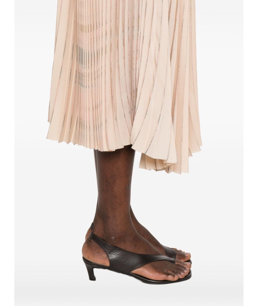 FABIANA FILIPPI Бежевая юбка миди, фото 2