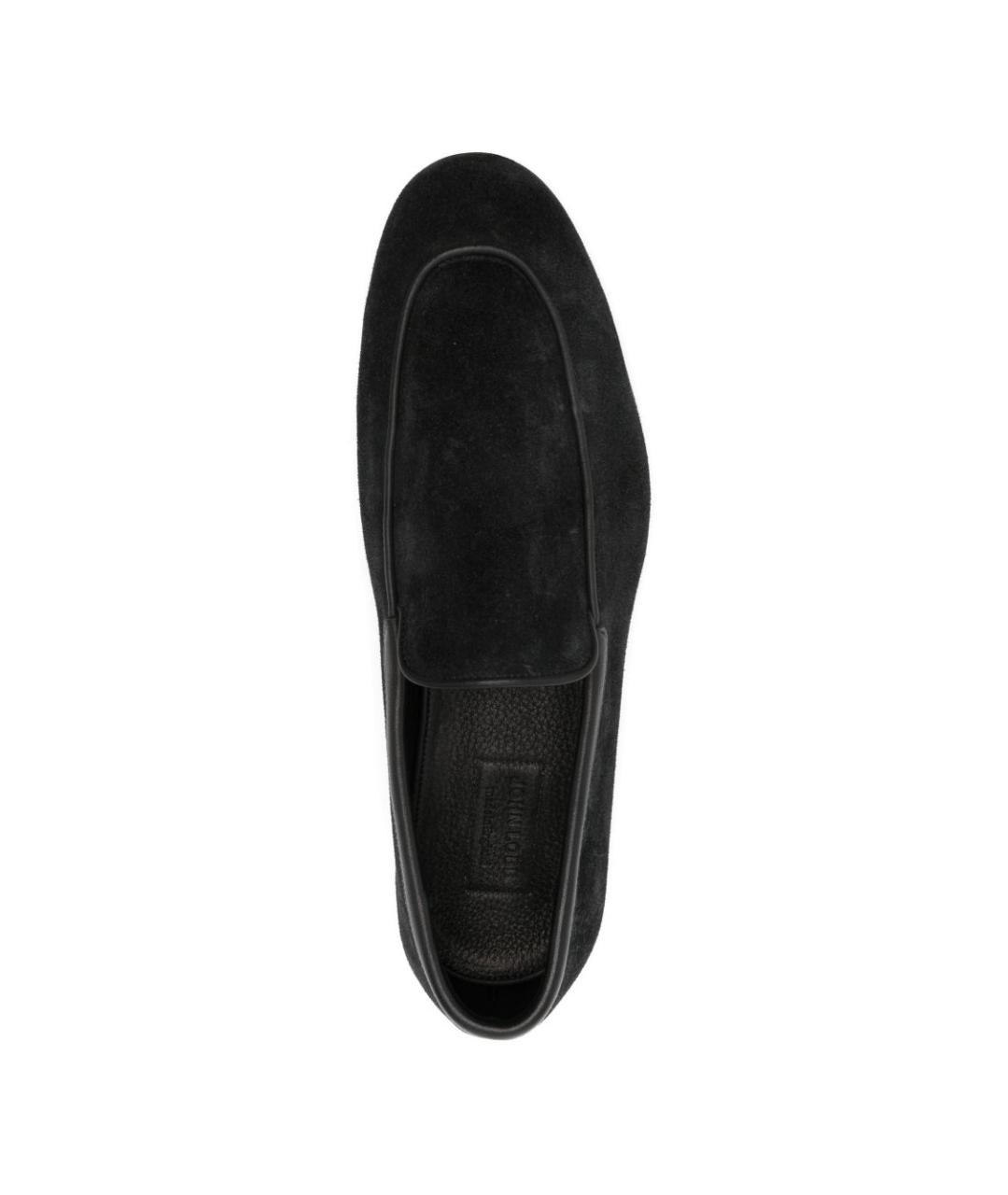 JOHN LOBB Черные замшевые лоферы, фото 2