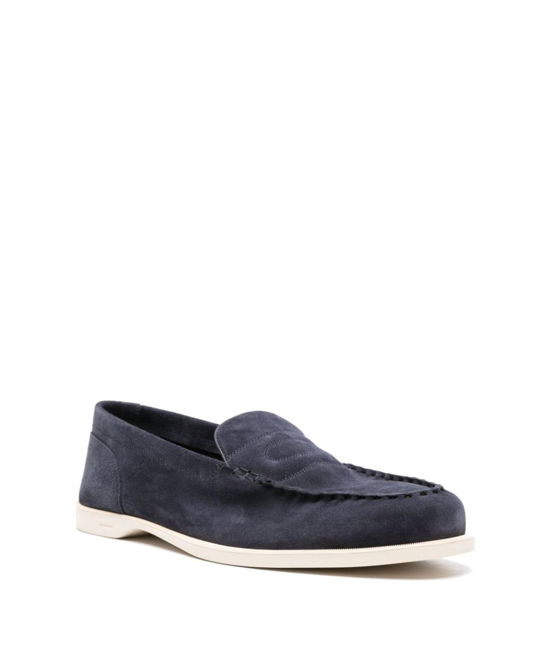 JOHN LOBB Синие лоферы, фото 2