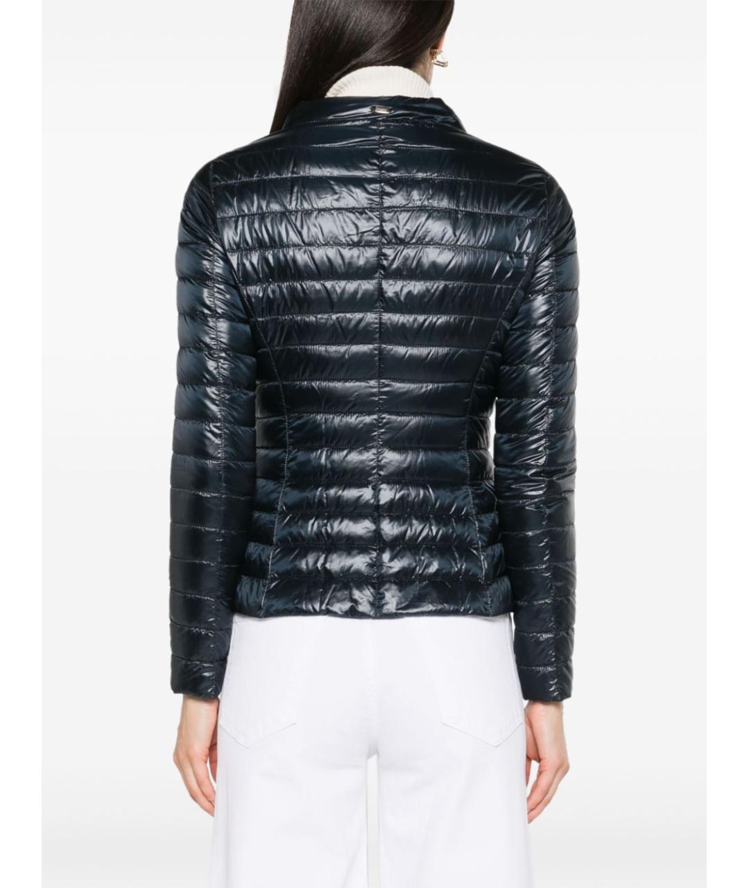 HERNO Синий полиамидовый пуховик, фото 4