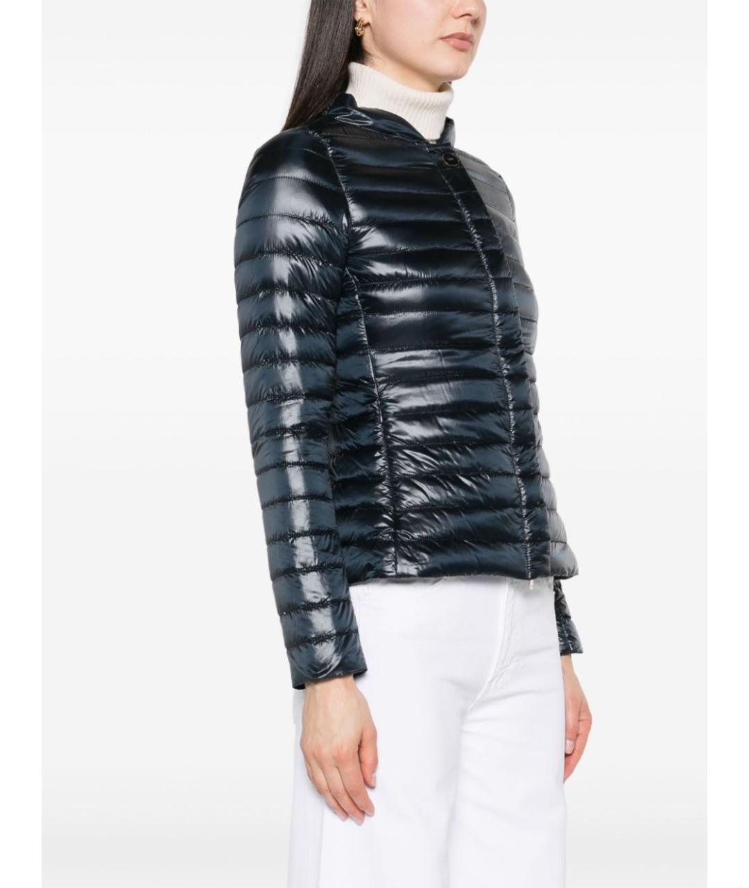 HERNO Синий полиамидовый пуховик, фото 3