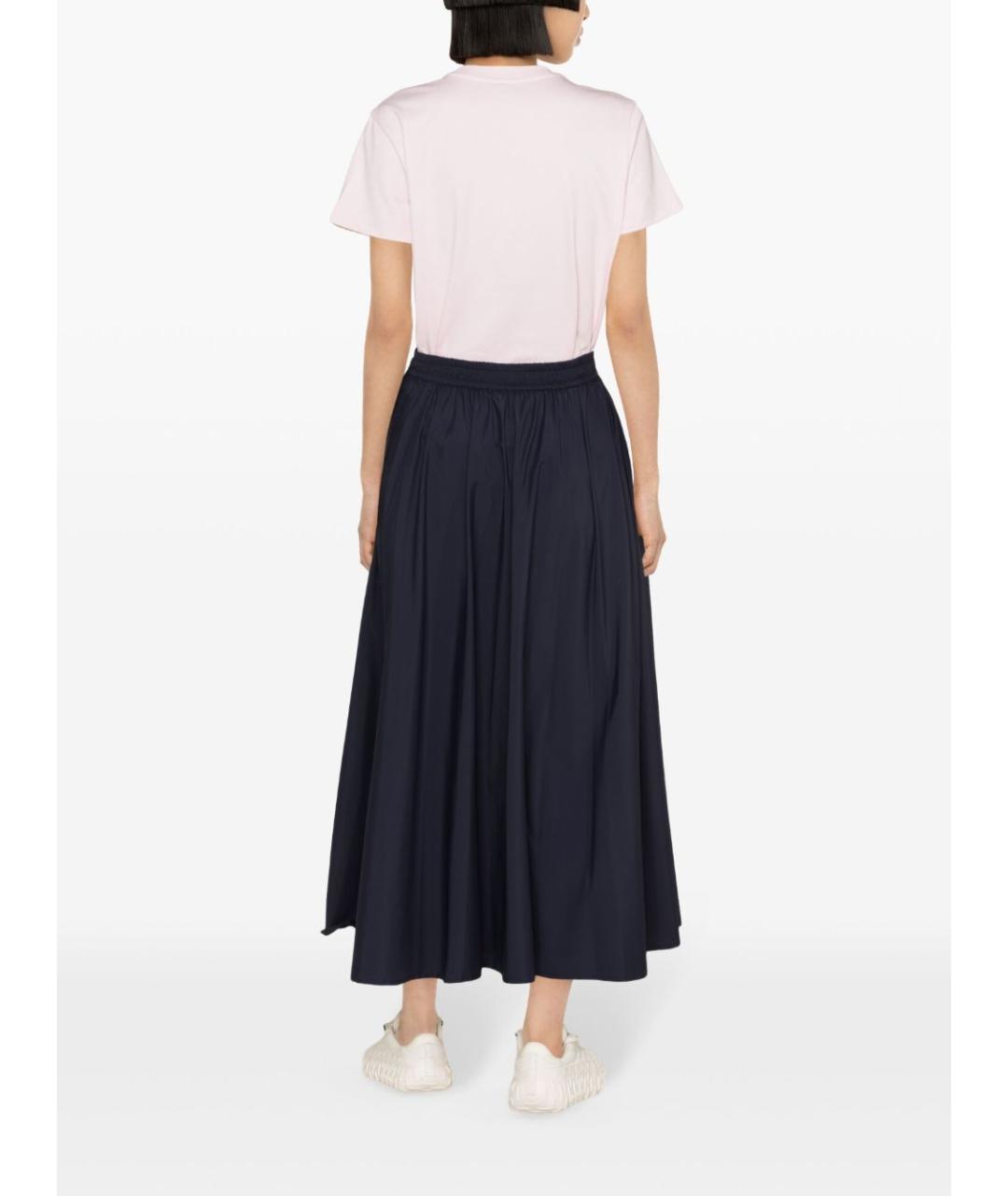 HERNO Синяя полиэстеровая юбка миди, фото 4