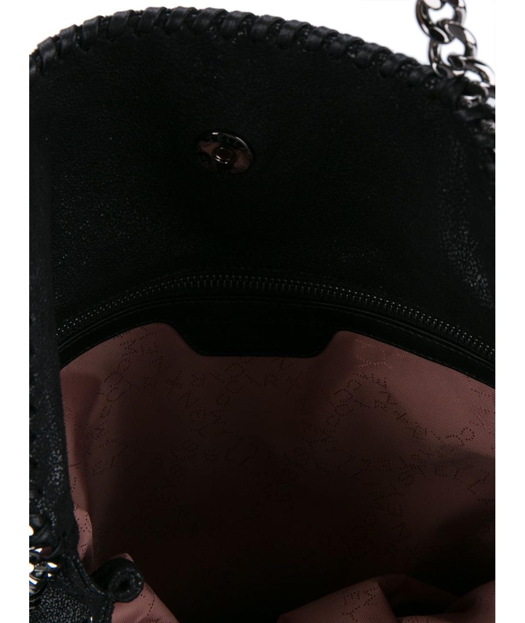 STELLA MCCARTNEY Черная сумка через плечо из искусственной кожи, фото 5