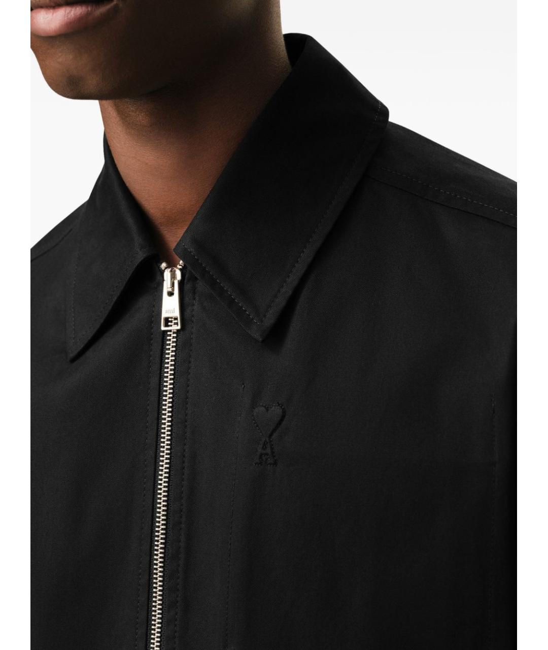 Ami Paris Черная хлопковая куртка, фото 3