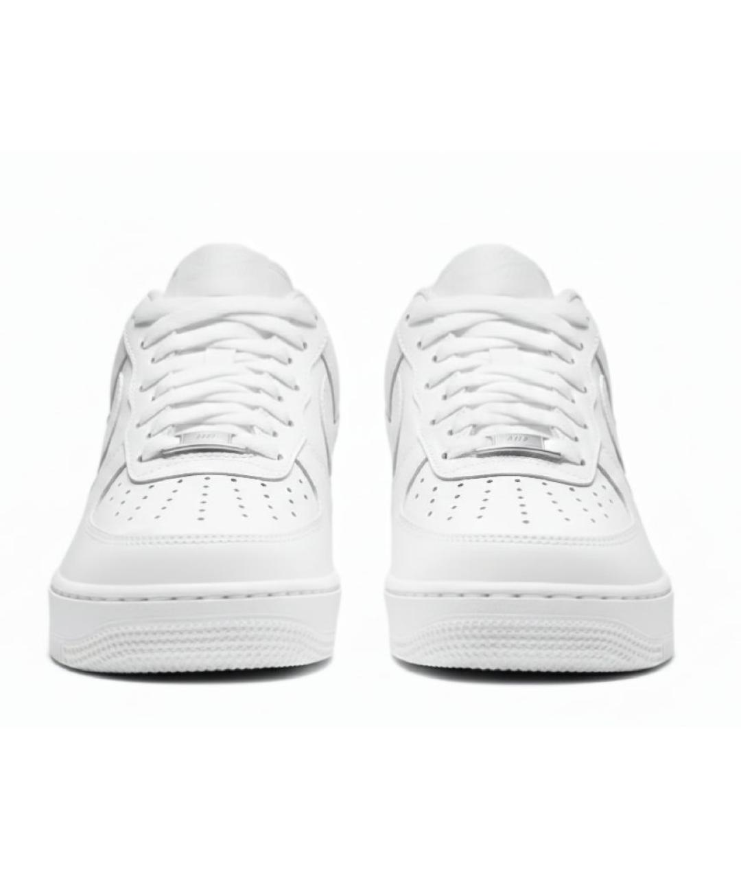 NIKE Белые кожаные кроссовки, фото 2