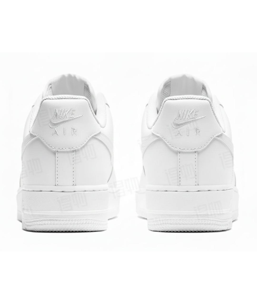 NIKE Белые кожаные кроссовки, фото 4