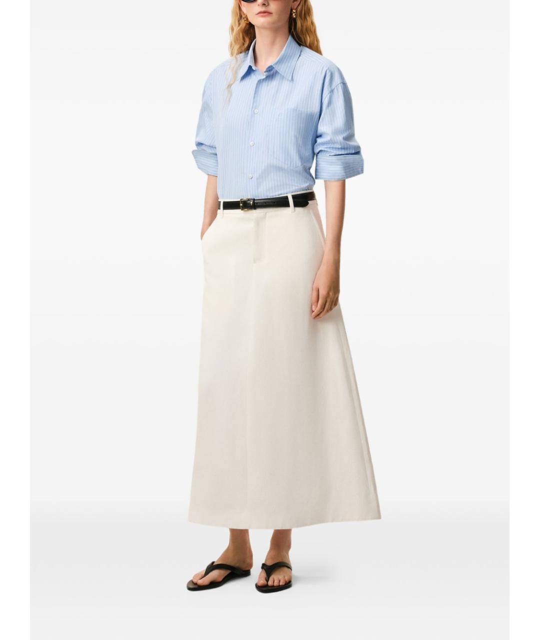 Ami Paris Голубая хлопковая классическая рубашка, фото 4