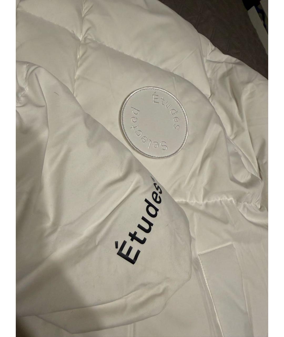 ETUDES Белый полиэстеровый пуховик, фото 4