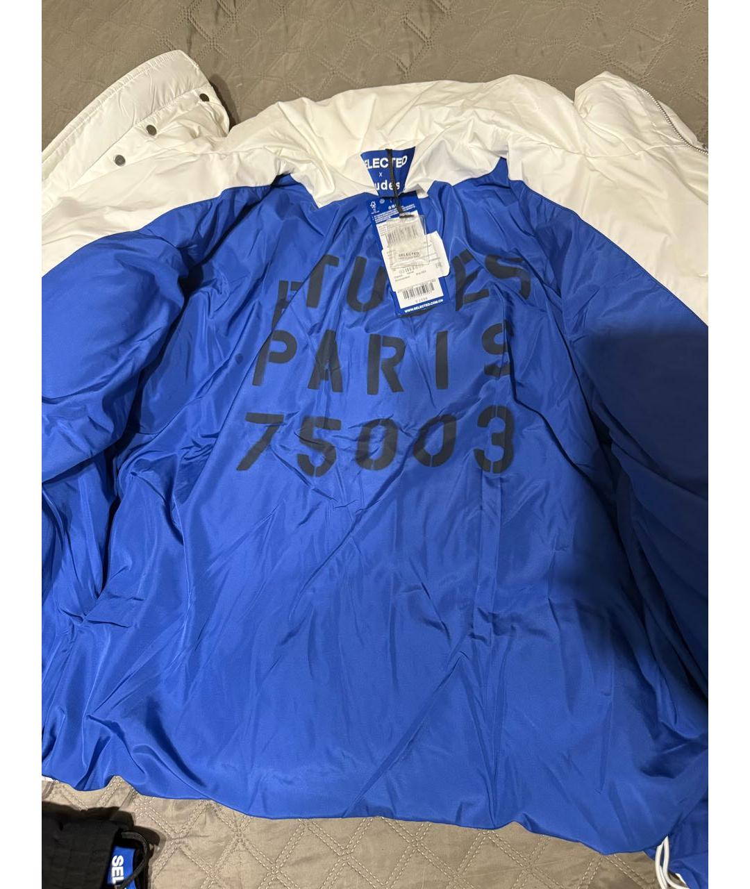 ETUDES Белый полиэстеровый пуховик, фото 6