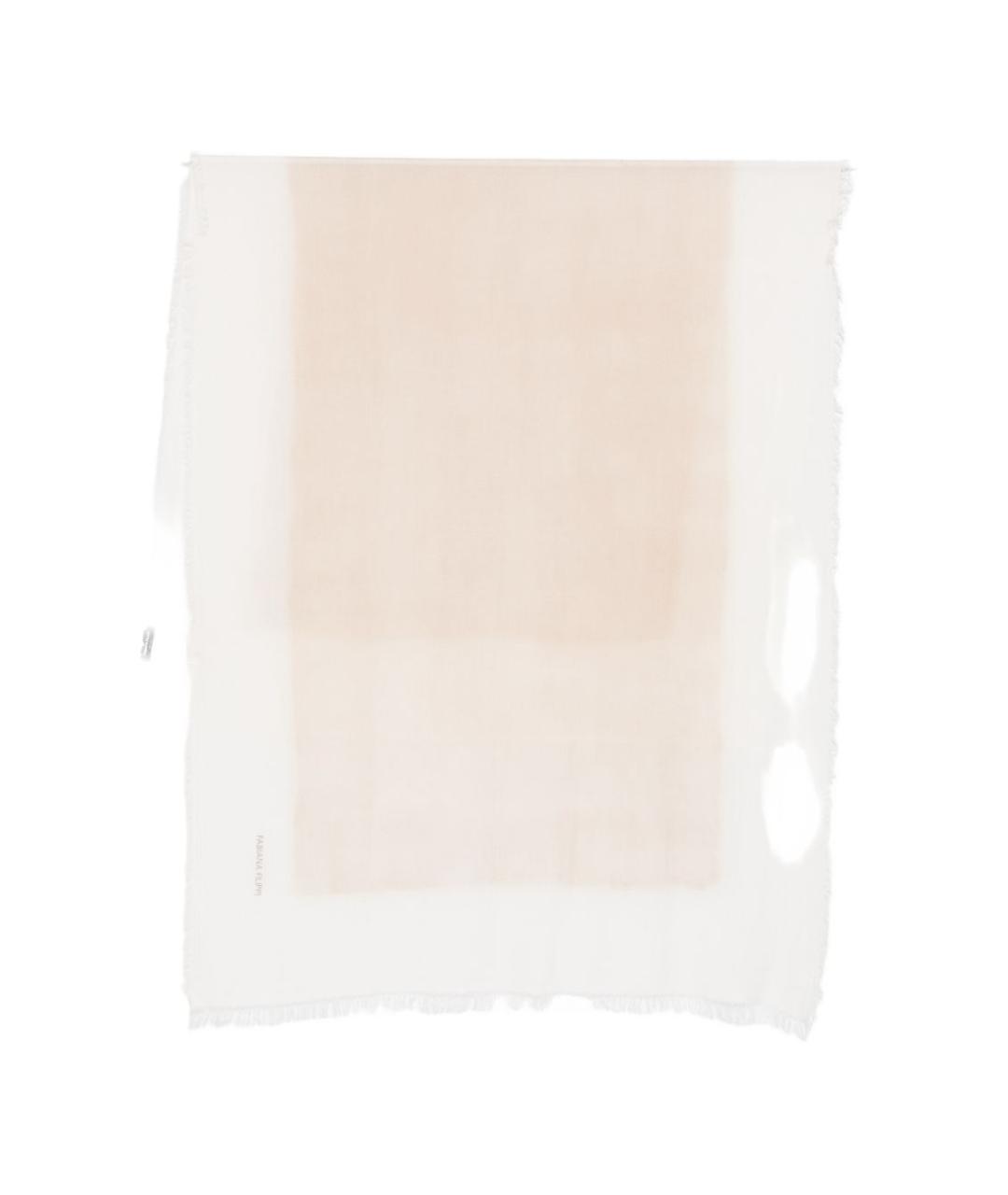 FABIANA FILIPPI Бежевый шелковый платок, фото 1