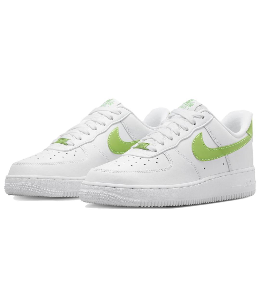 NIKE Белые кожаные кроссовки, фото 2