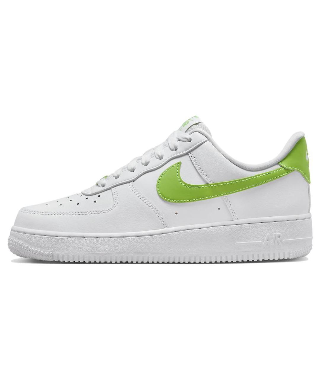 NIKE Белые кожаные кроссовки, фото 5