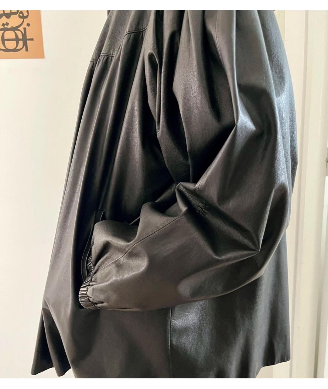 CHANEL Черная кожаная куртка, фото 5