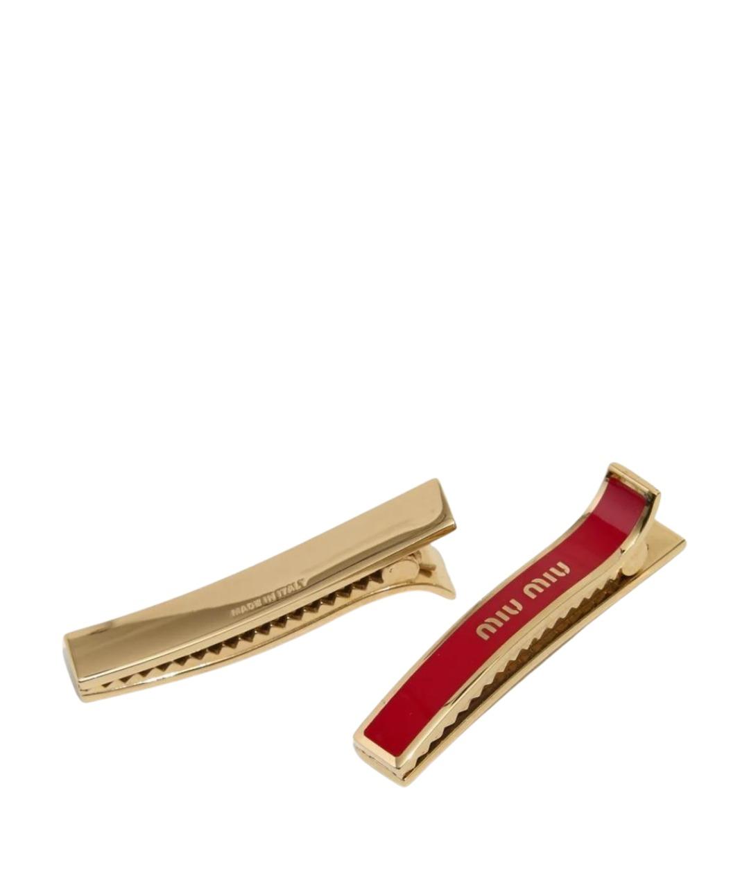 MIU MIU Красная заколка, фото 1