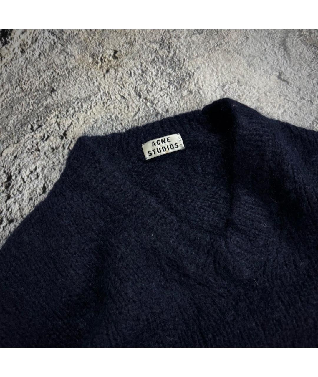 ACNE STUDIOS Темно-синий джемпер / свитер, фото 5